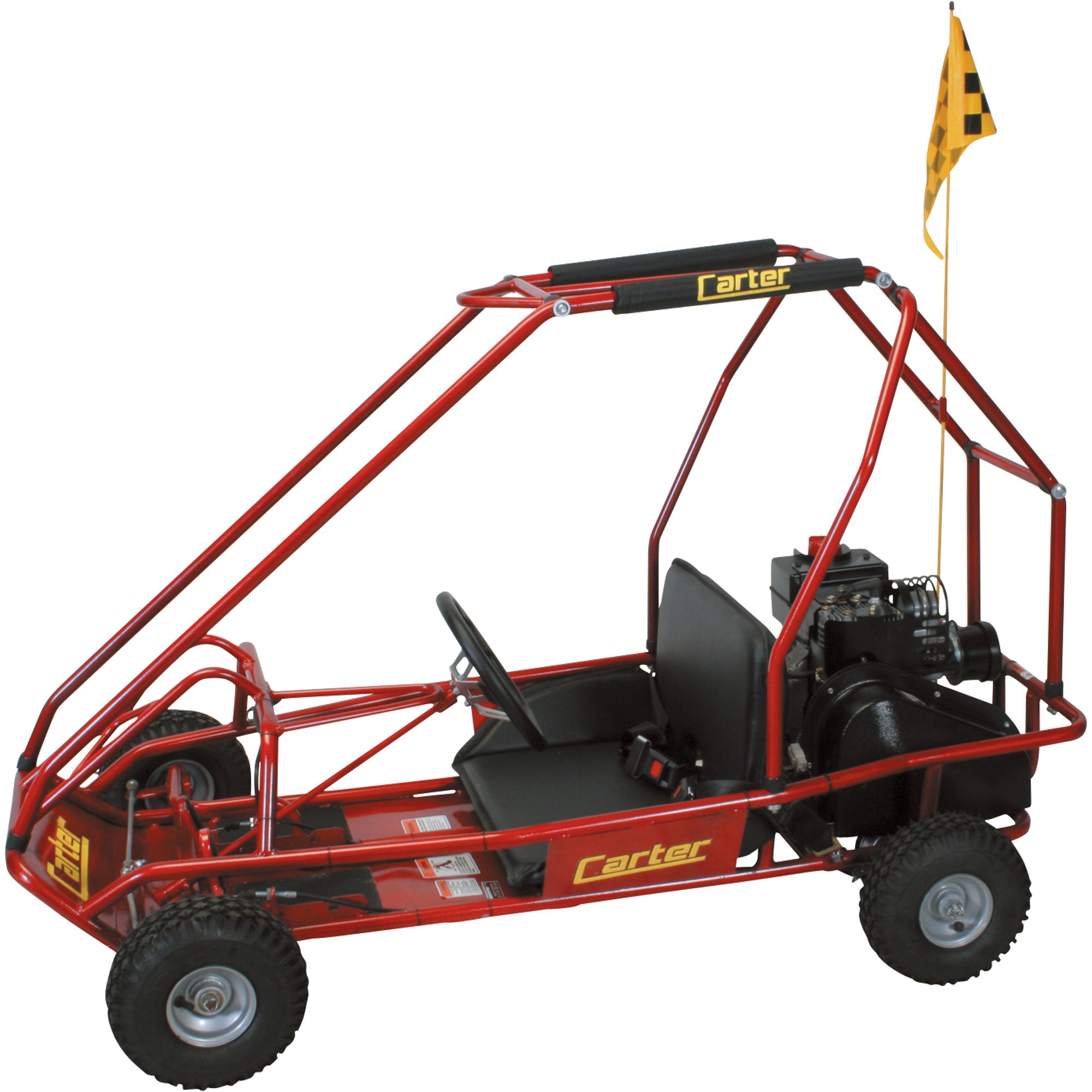 Carter Brothers Go-Kart-- Turbo Tiger, 3.5 HP, 2- Seat, Red, Model# 2403-TT